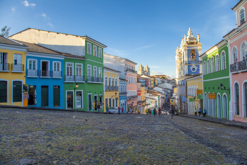 Pelourinho, in Salvador, capital of the State of Bahia