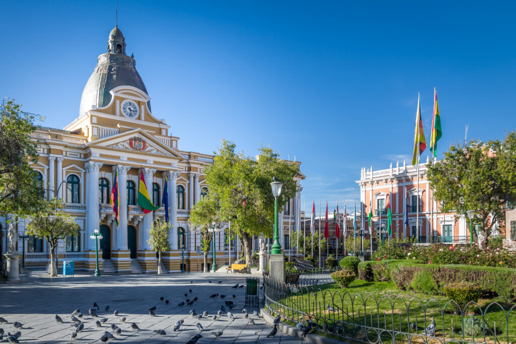 Plaza Murillo and Bolivian Government  Palace – La Paz, Bolivia